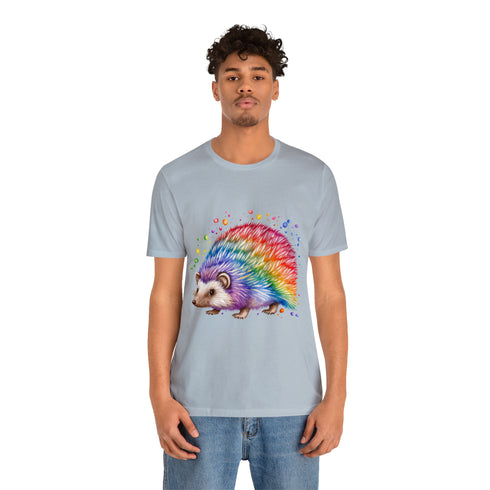 Rainbow Hedgehog - Short Sleeve Tee